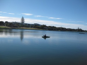 Kayak Fishing at West Lakes 1/2/16